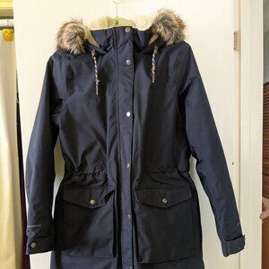 Eddie Bauer fleece lined winter coat/jacket